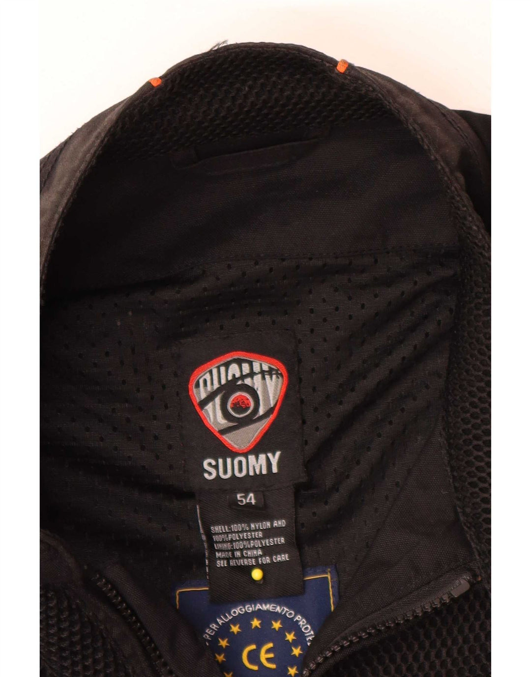 Suomy Herre Graphic Racer Jacket IT 54 2XL Sort Nylon