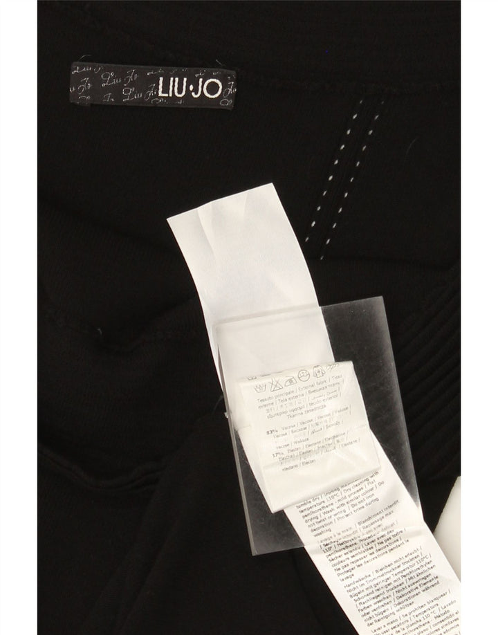 Abito Donna Liu Jo con Spalle Scoperte IT 44 Medio Nero Viscosa