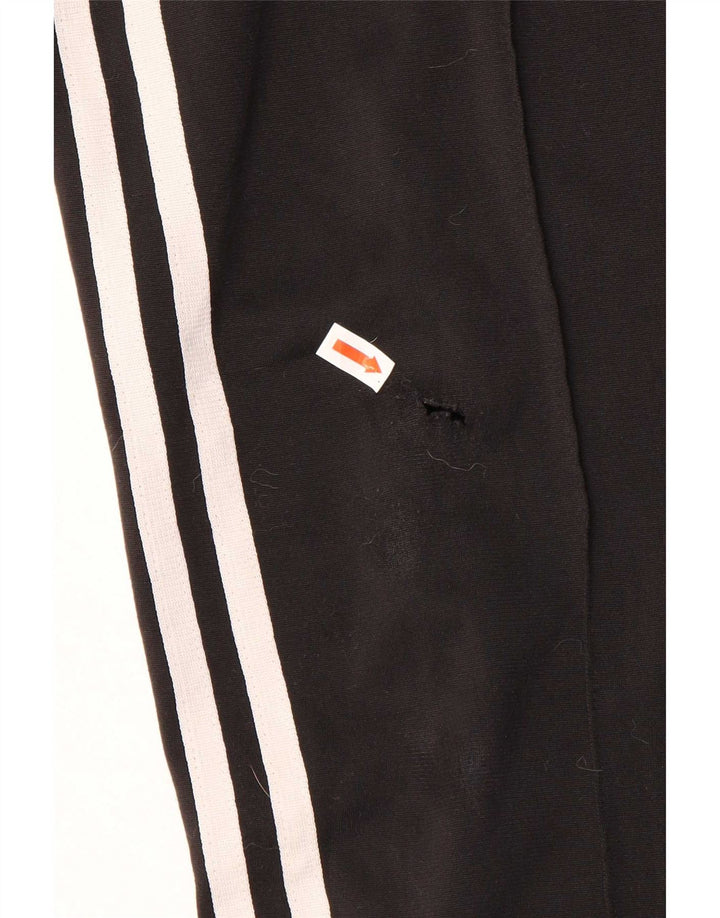 Adidas Womens Tracksuit Trousers UK 14 Large Black Polyester