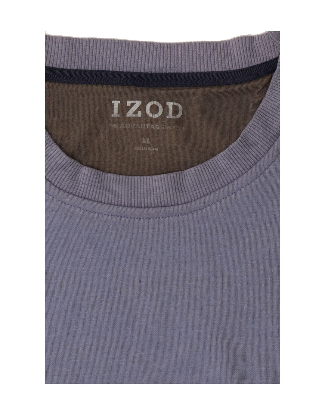 IZOD Mens Sweatshirt Jumper XL Navy Blue Colourblock Vintage Izod and Second-Hand Izod from Messina Hembry 