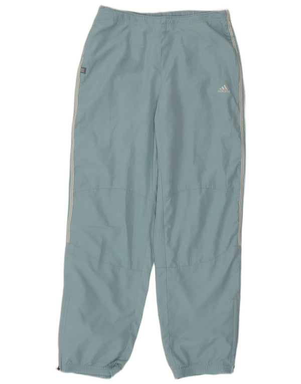 Adidas Pantalon coupe-vent pour femme UK 12 Bleu moyen Polyester
