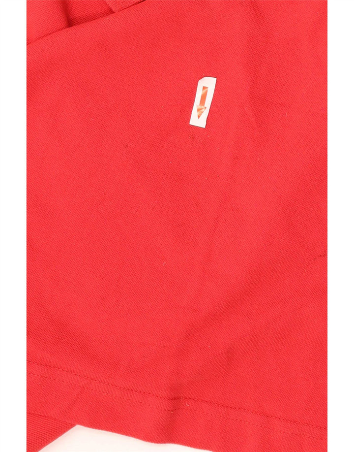 Polo Kappa Uomo Large Rossa In Cotone