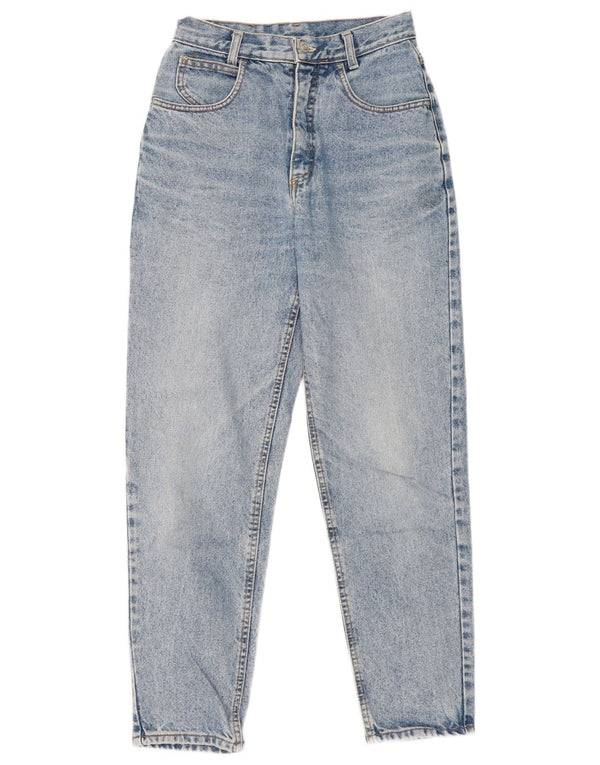 Fordocks Womens High Waist Tapered Jeans IT 42 Medium W26 L27 Blue Cotton