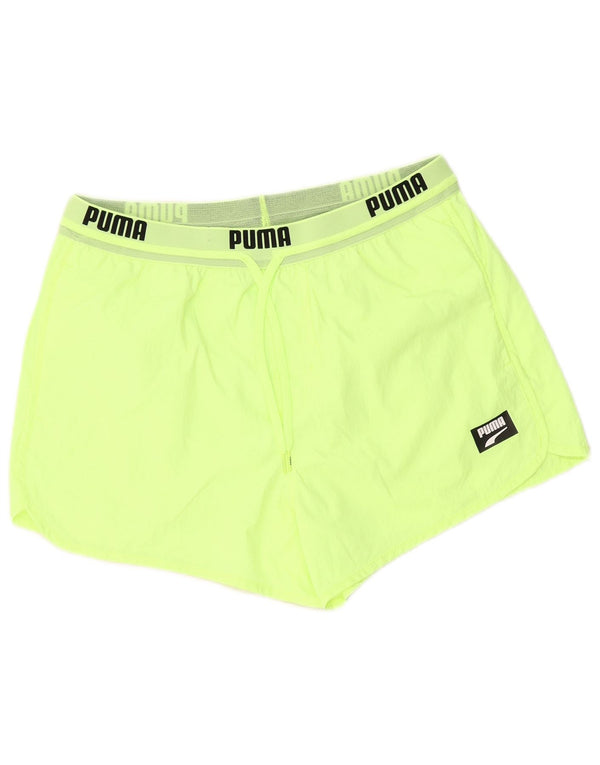 Pantaloncini sportivi grafici da uomo Puma verde medio in poliammide