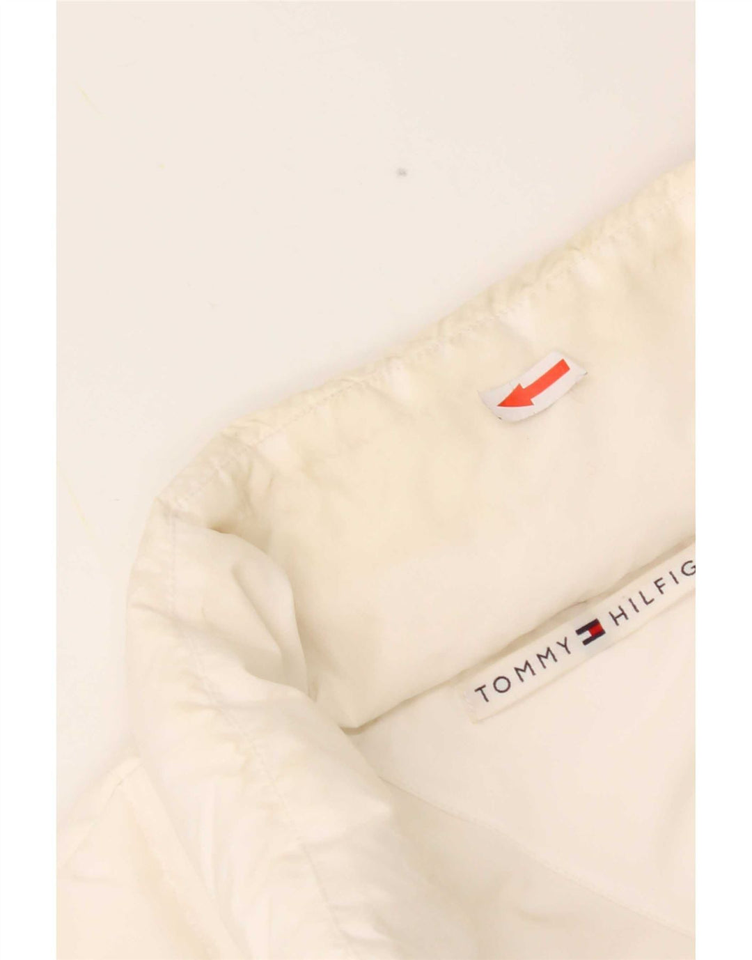 Tommy Hilfiger Womens Padded Gilet UK 14 Large White Polyester