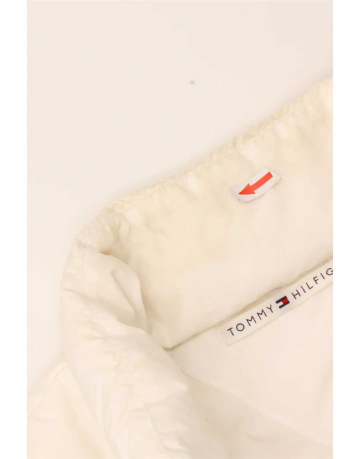Tommy Hilfiger Womens Padded Gilet UK 14 Large White Polyester