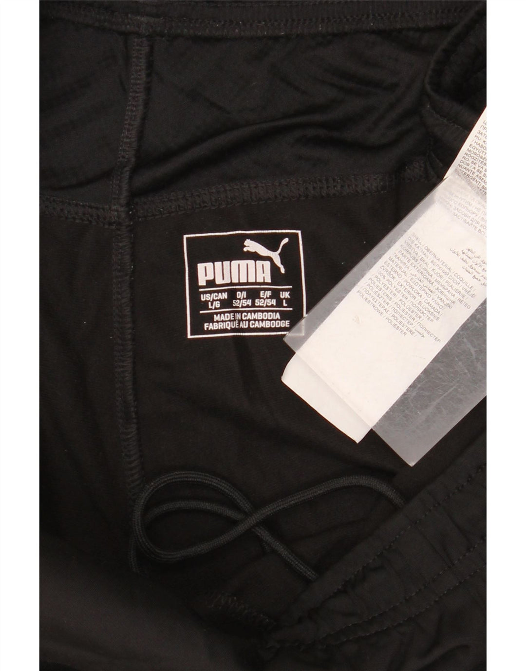 PUMA Grafisk træningsdragt bukser til mænd Stor sort polyester