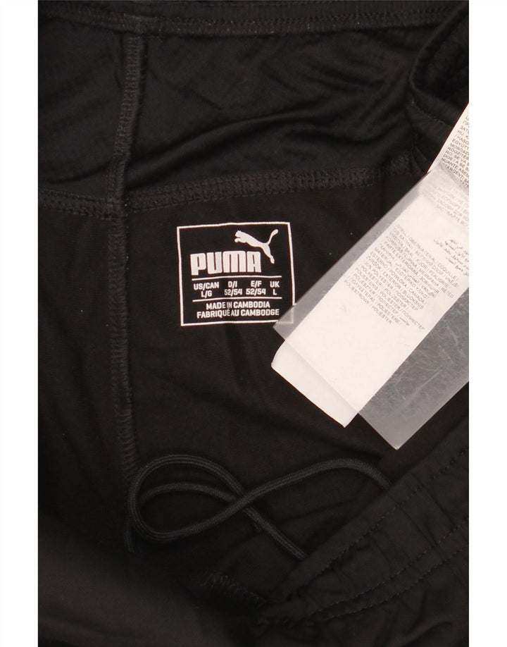PUMA Grafisk træningsdragt bukser til mænd Stor sort polyester