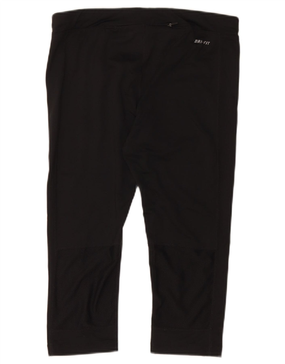 Damskie legginsy NIKE Dri Fit Capri UK 12, średni czarny poliester