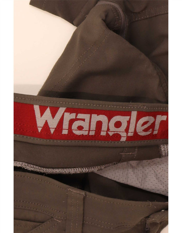 Wrangler Mens Straight Cargo Trousers W32 L32 Khaki Nylon