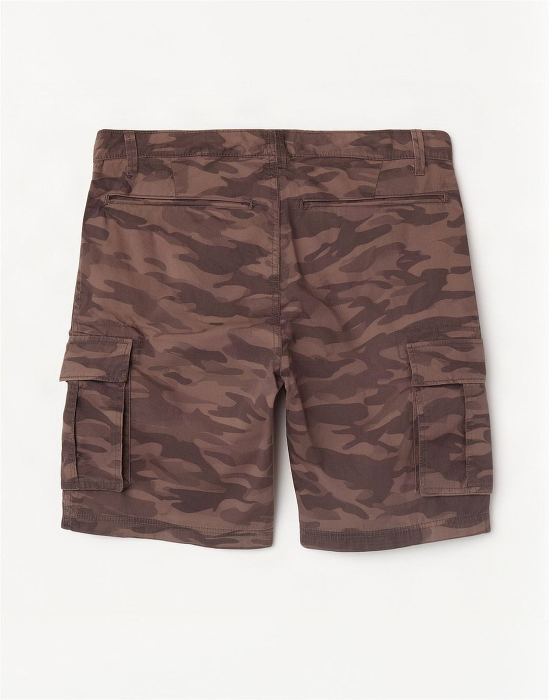 In Extenso Mens Regular Cargo Shorts W36 Large Grey Camouflage Cotton