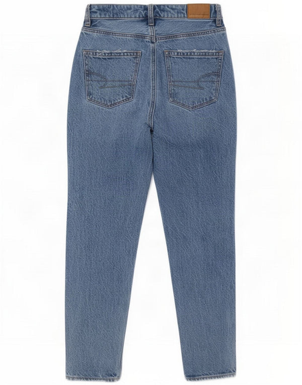 American Eagle Womens Tapered Jeans W24 L25 Bleu Coton