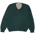 Marks & Spencer Pull coupe classique à col en V pour homme, grand coton vert