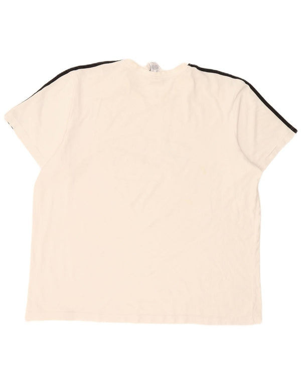 Adidas Mens Paris Graphic póló felső 2XL fehér pamut