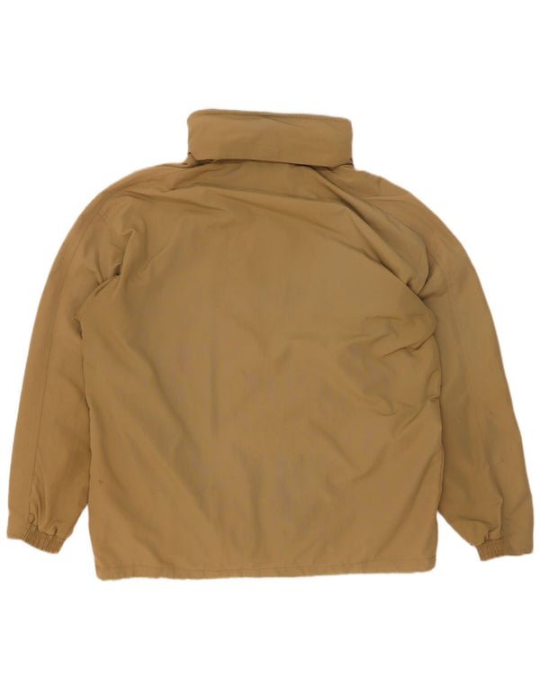 Diadora Veste de pluie à capuche pour homme UK 42 XL Kaki Polyamide