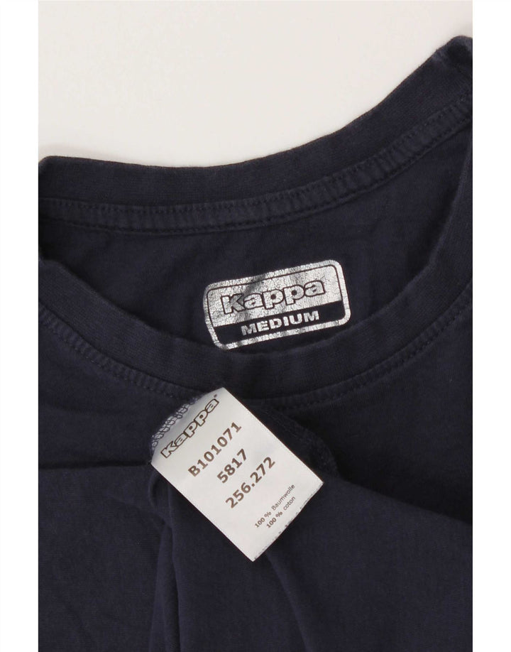 Kappa herre T-shirt top mellem marineblå bomuld