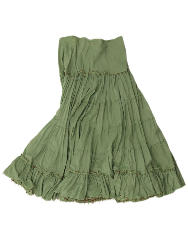 Pinko saia feminina de cintura alta em camadas pequena W30 verde