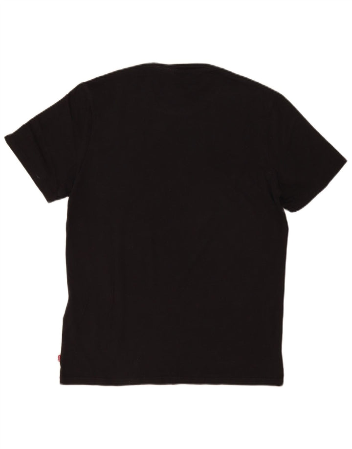 T-shirt grafica da uomo Levi's Top in cotone nero medio