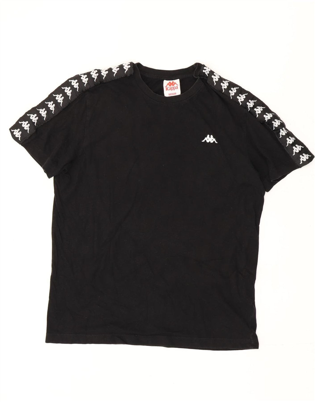 Męski T-shirt z grafiką Kappa, średni czarny