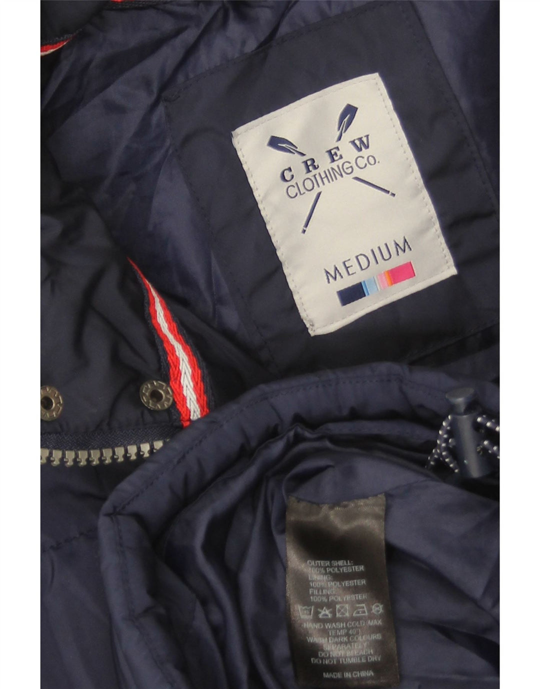 Crew Clothing Mens Padded Gilet UK 38 Medium Navy Blue Polyester