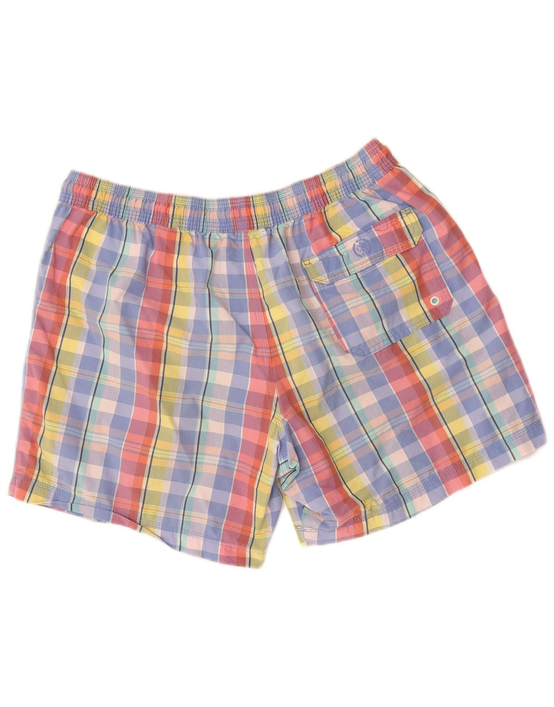 Marks & Spencer Mens Swimming Shorts XL Multicoloured Plaid Cotton