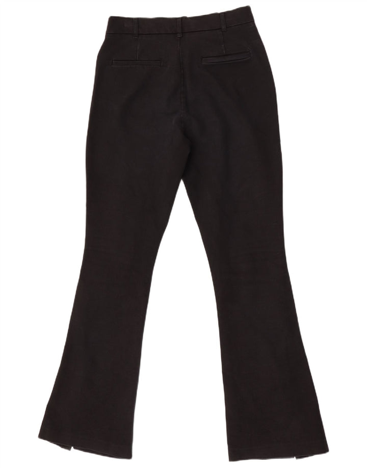 Zara Womens Flare Casual Trousers Medium W28 L32 Black