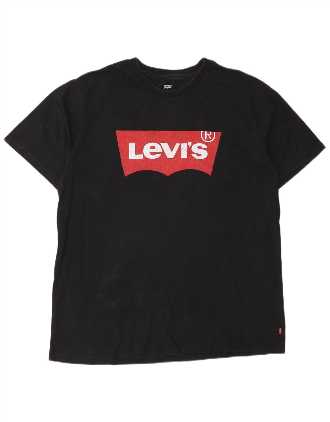 Levi's Mens Graphic T-Shirt Top XL Black Cotton