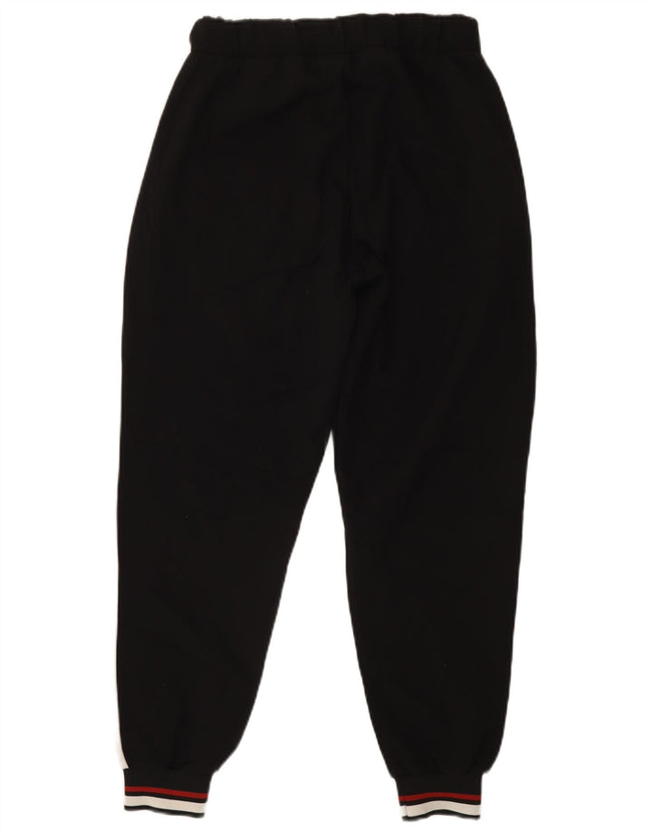 Zara Femme Pantalon De Survêtement Joggers Petit Noir Colorblock Polyester