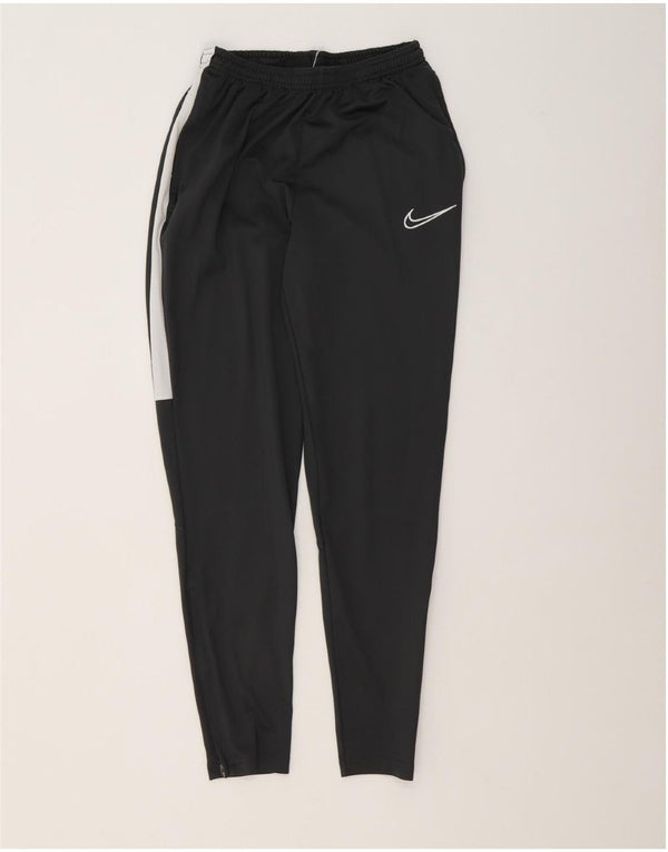 Nike Mens Tracksuit Trousers Small Black Colourblock Polyester