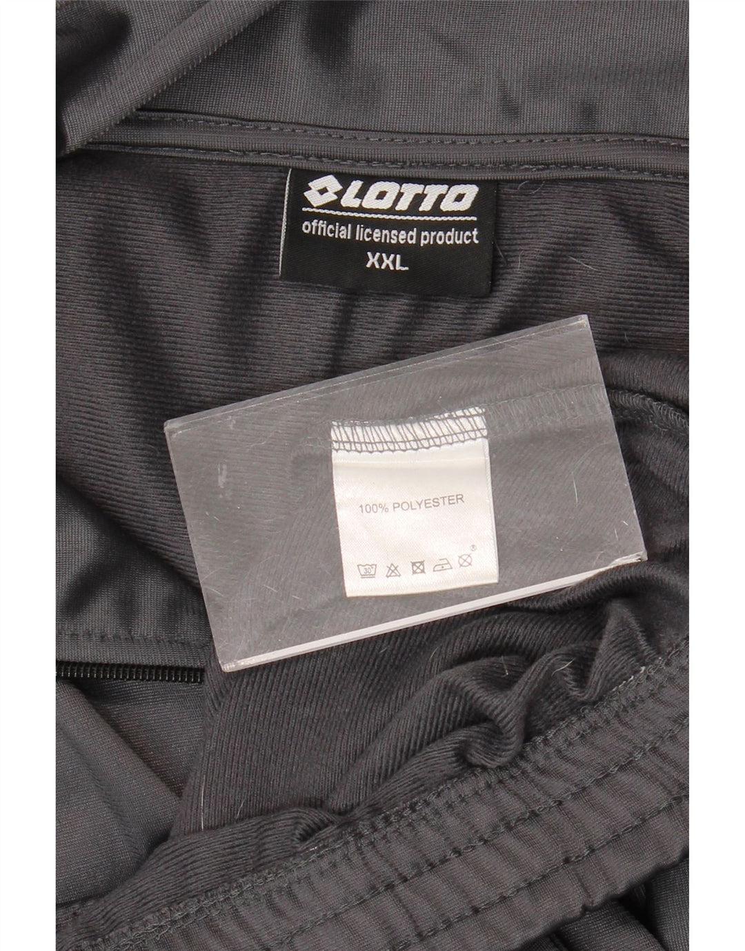 Lotto Mens Tracksuit Top Jacket 2XL Grey Polyester