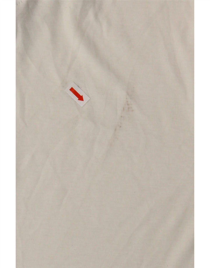 TED BAKER Mens Polo Shirt Size 4 Large White Cotton Vintage Ted Baker and Second-Hand Ted Baker from Messina Hembry 