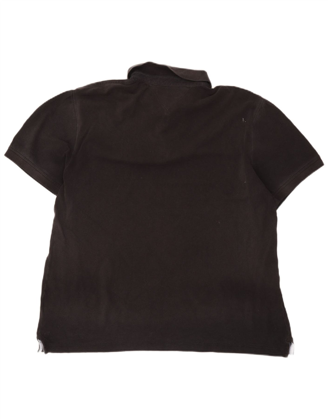 Tommy Hilfiger Mens Polo Shirt 2XL Black Cotton