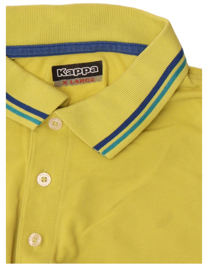 Polo Kappa Uomo XL Gialla