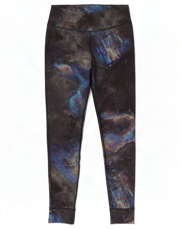 Leggings Reebok da donna UK 12 Medium Black Tie Dye