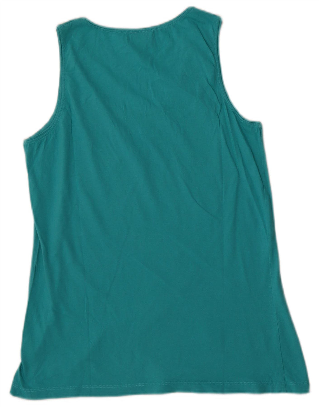 Lotto Womens Vest Top UK 10 Small Turquoise Cotton