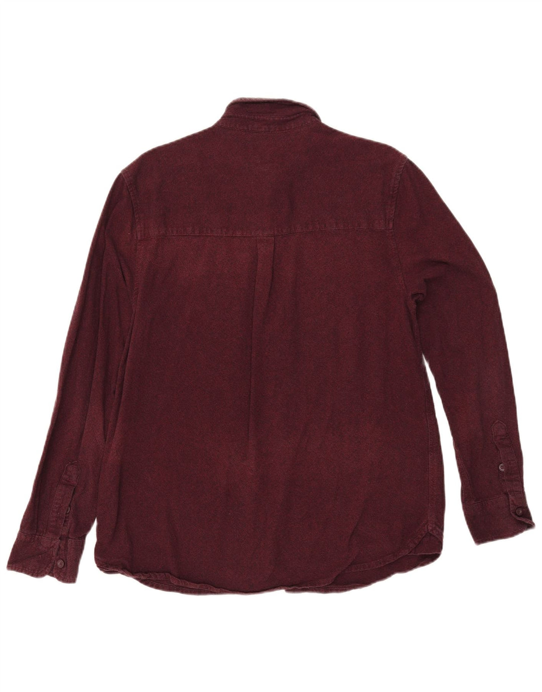 Mountain Warehouse Mens Flannel Shirt Large Burgundy Cotton