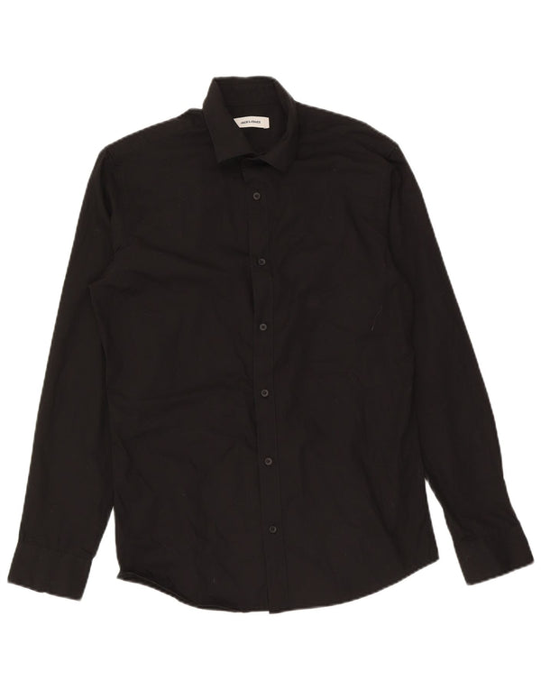 Camisa Jack & Jones Hombre Small Algodón Negro