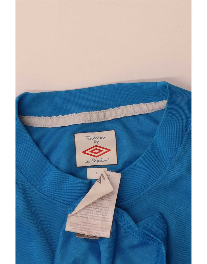 Ανδρικό γραφικό γιλέκο Umbro Top Large Blue Polyester