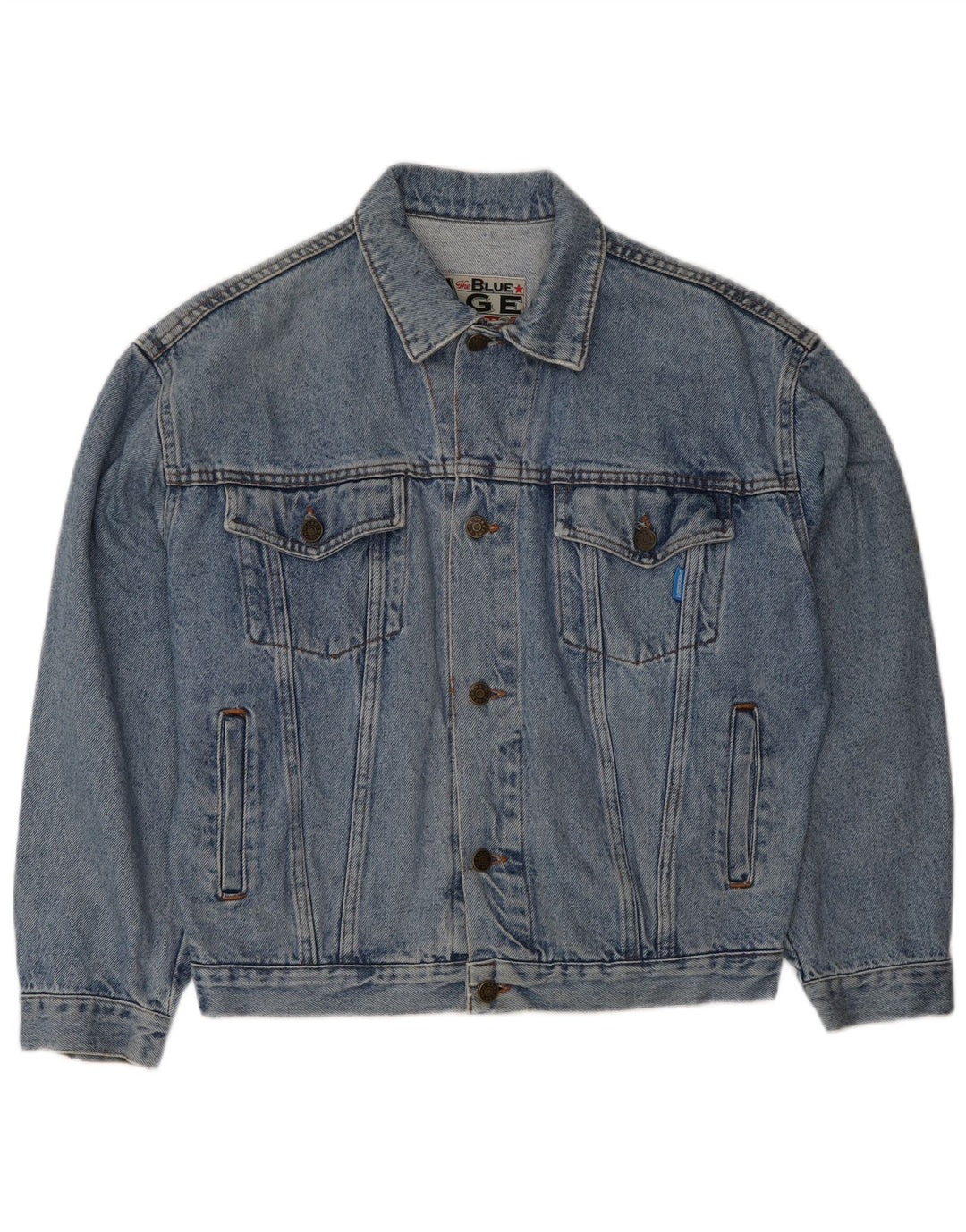 Carrera Boys Loose Fit Denim Jacket 13-14 Years Blue Cotton