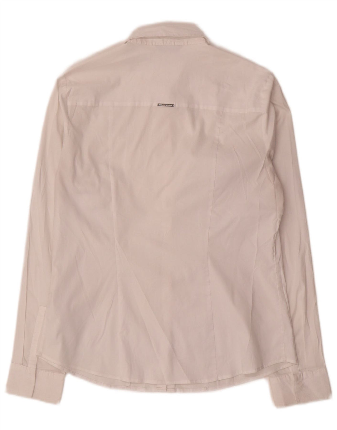 Marks & Spencer Damen Autograph Shirt UK 12 Mittelweiße Baumwolle