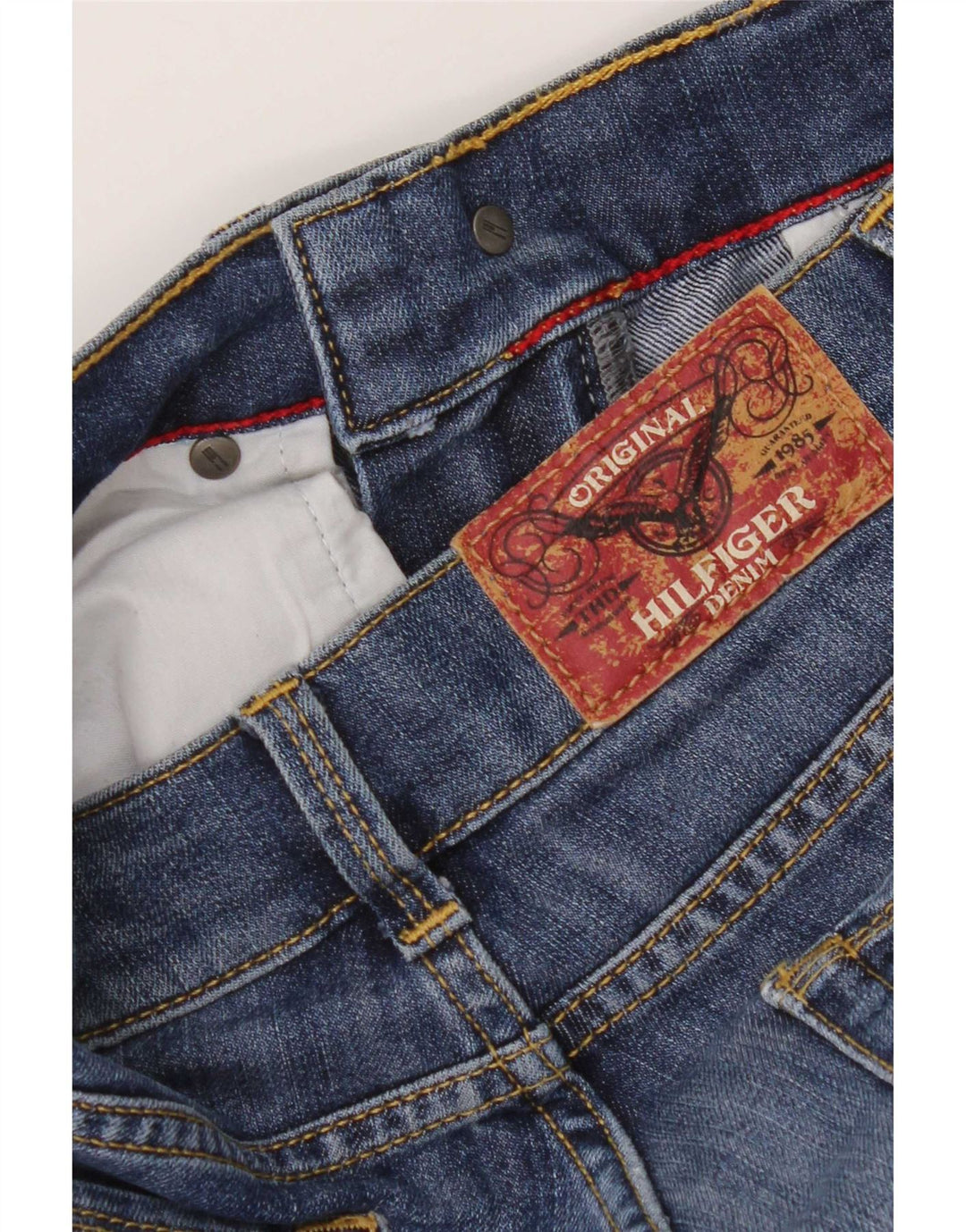 Tommy Hilfiger Lige Jeans til kvinder W26 L30 Blå