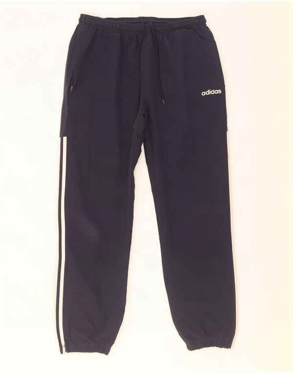 Adidas Pantalon de survêtement pour homme Pantalon de jogging Large Bleu marine Polyester