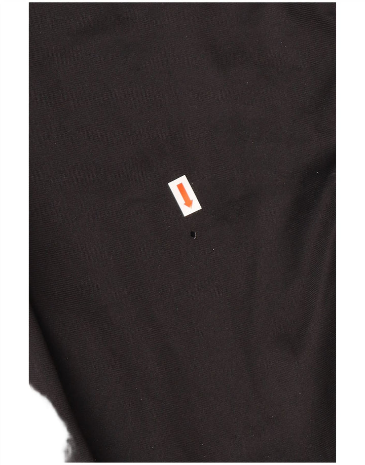 CHAMPION Mens Graphic Tracksuit Trousers Small  Black Polyester