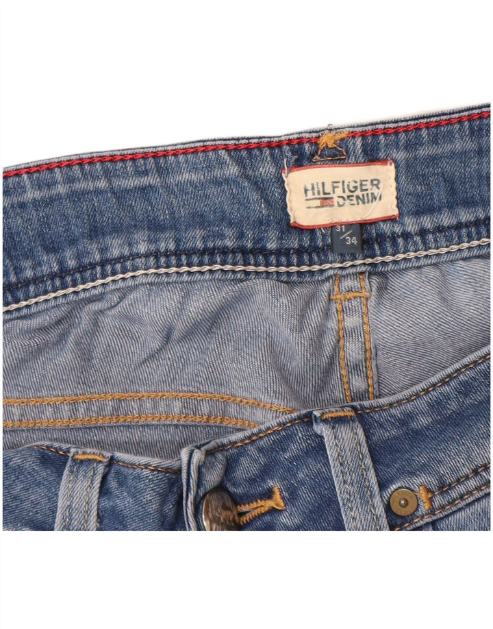 TOMMY HILFIGER Damen Bootcut Jeans W31 L34 Blaue Baumwolle