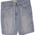 WRANGLER Short en Jean Homme W33 Bleu Moyen Coton