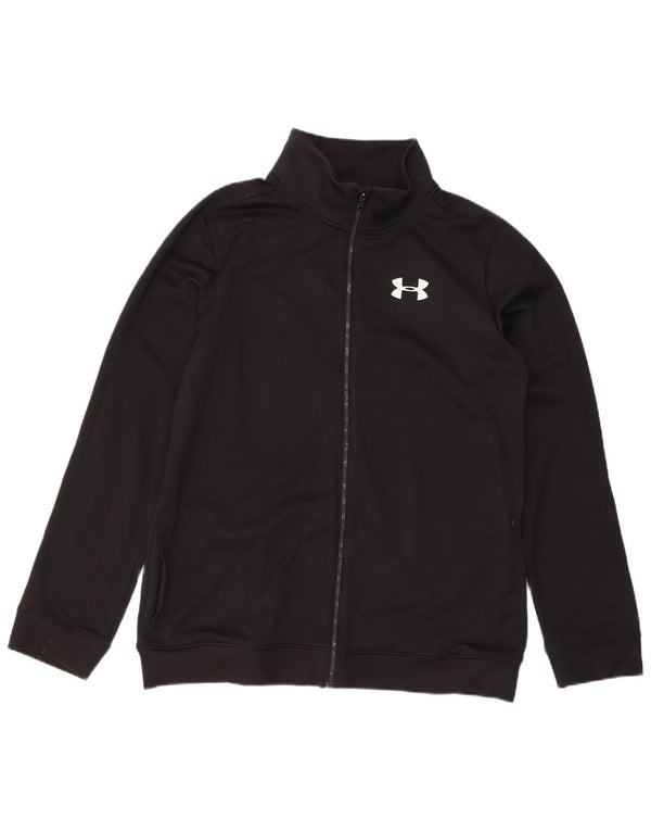 Спортивный костюм Under Armour для мальчиков, верхняя куртка 13–14 лет, черный спортивный цвет, размер XL