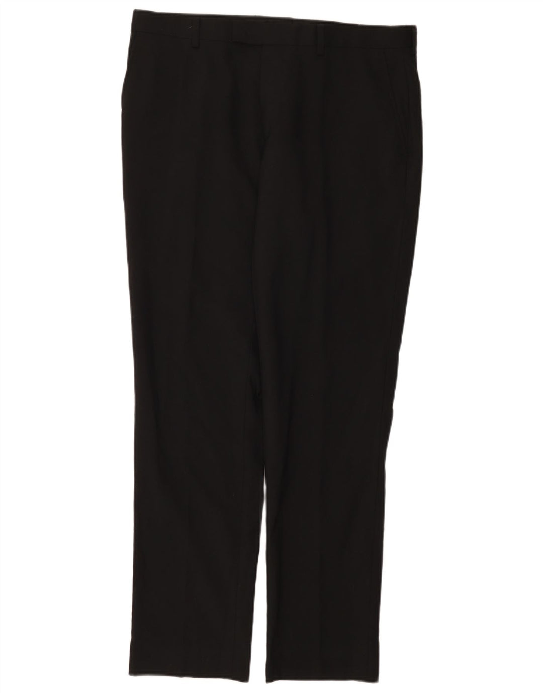 Pantaloni casual regolari da uomo Dkny W34 L31 lana nera