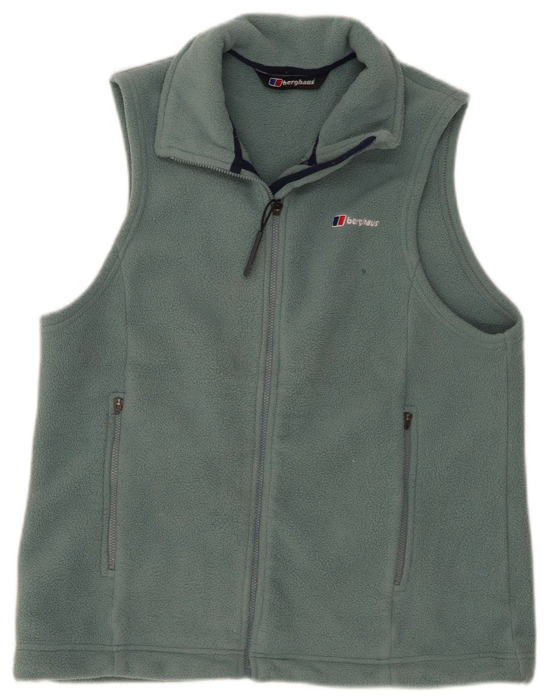 Gilet din lână pentru femei Berghaus UK 12, poliester albastru mediu