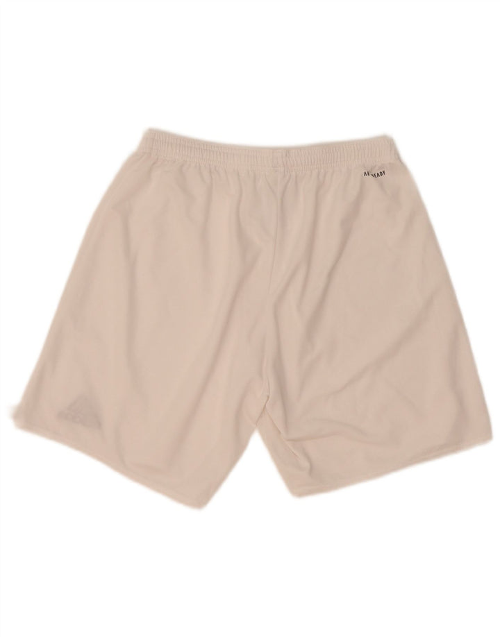 Adidas Mens Aeroready Sport Shorts Medium White Polyester
