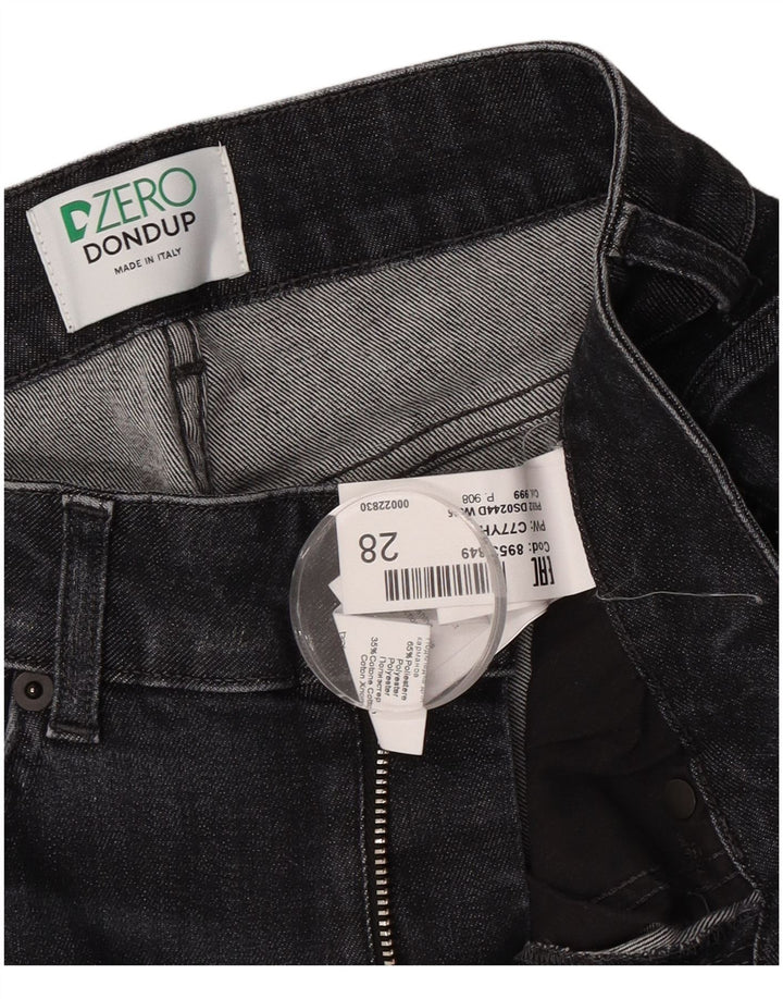 Dondup Womens Slim Jeans W28 L28 Black Polyester